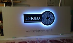 Kaseton podświetlany LED Dibond Enigma Escape