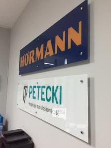 Wydruk na szkle dystanse Hörmann Petecki